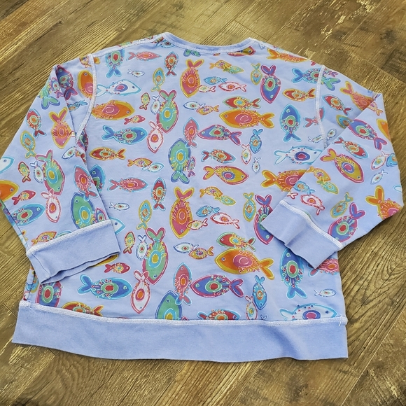 fresh produce Tops - Fresh Produce fishy sweatshirt - size small